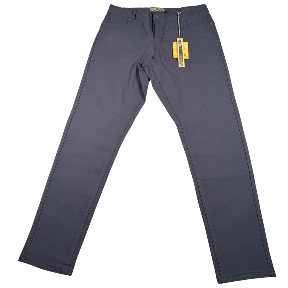 Hybrid & Company HyperStretch Pants Women 2X (33x30) Charcoal Grey Skinny NEW